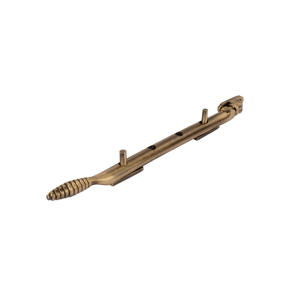 Dart Reeded Brass Window Stay 10